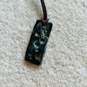 Unique Blue Pendant Necklace